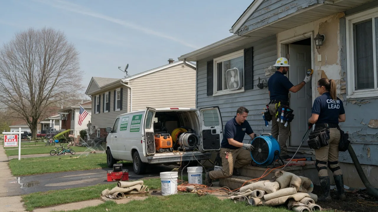 Flood Cleanup in Churchville, NY near me