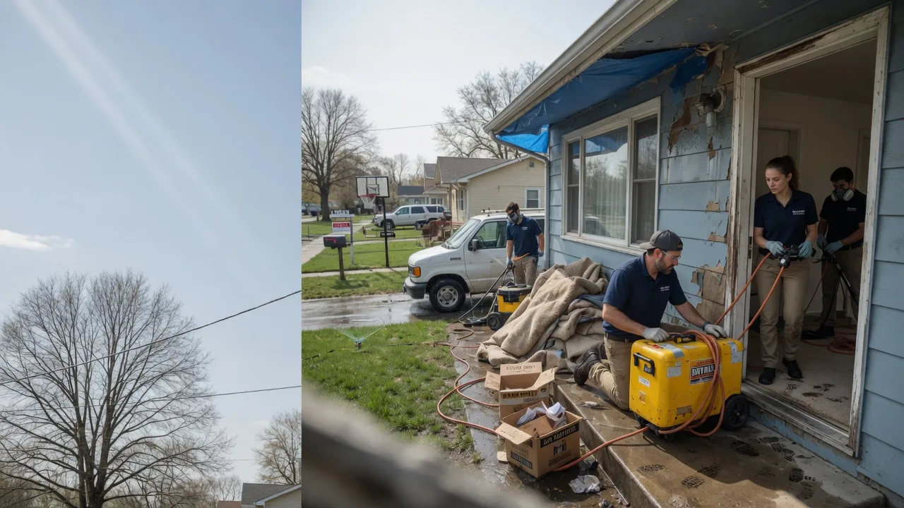 Basement Flood Cleanup in Churchville, NY near me